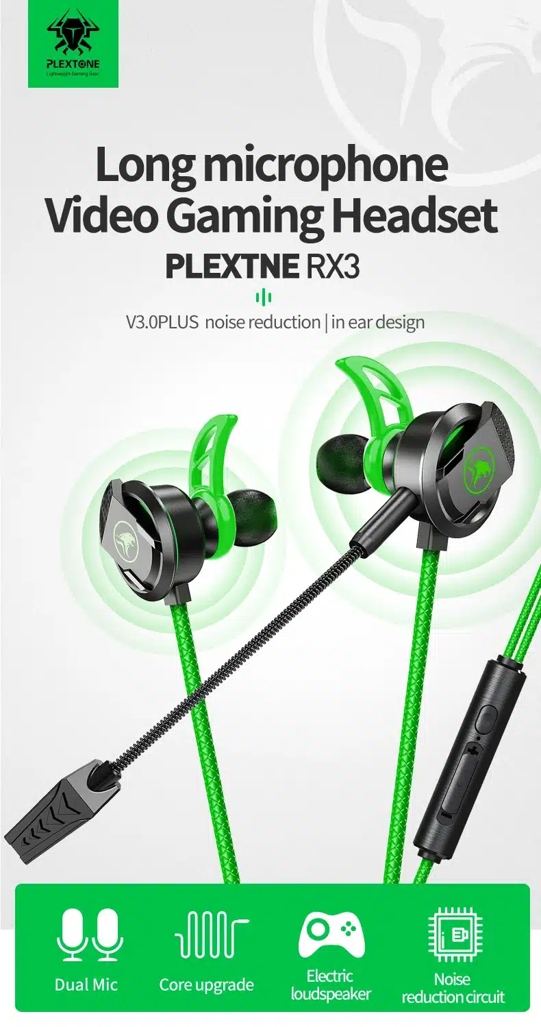 Plextone RX3 Pro Extended Mic Gaming Headset 6