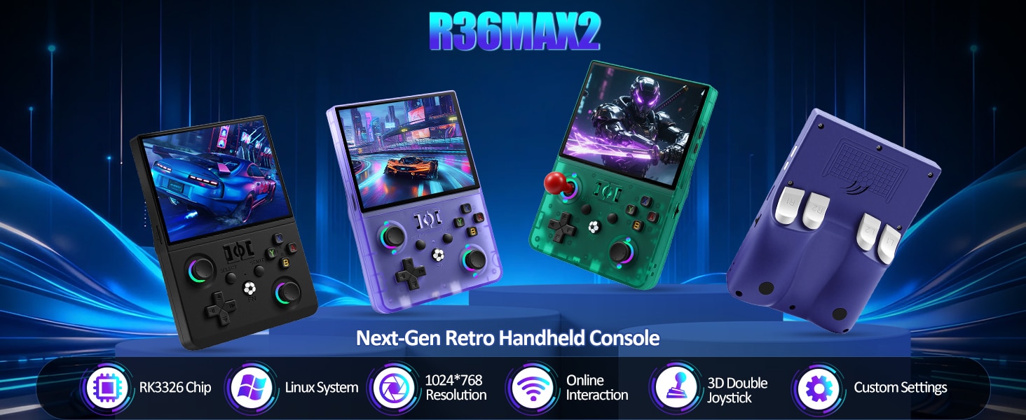 R36 Max 2 Handheld Game Console 5