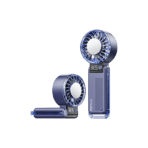 REMAX RS-SF27 Foldable Handheld Fan RS-SF27 Folding semiconductor cooling handheld high-speed fan Product Color: White, Blue Product Material: ABS Product Craftsmanship: Material/Metallic Paint + Excimer Product Capacity: 6000mah Input Current: 5V-2A Rated Power: 3W Charging Time: Approx. 4.5H Full Change: Fully Charged LED is always on Charging Interface: Type-c Using Time: Maximum Wind: 7H, Minimum Wind: 18H Bare Bones Size: 190*74*44.7mm bare weight: 232g Super windy, ice-cold.Folding semiconductor cooling handheld high-speed fan imageRapid Cooling Ice Wind 5-speed high windEasy to adapt to various scenes Stylish, lightweight and powerful imageHigh RPM Silent Engine Turbocharging technologyBrushless motor, silent air duct design Quietly enjoy the high wind power imageLarge 4000mAh battery Enjoy a cool dayCool from morning to night With 13 hours of long battery life, it's really cool when it blows for a long time! imageIce packs to cool you down in the summer Take a small ice cube with you when you go out in the summerSemiconductor Ice Magnets for Instant Cooling REMAX RS-SF27 Foldable Handheld Fan Semiconductor Cooling Digital Display 5-Speed Desktop Fan - Blue 【Semiconductor Cooling Technology】Advanced semiconductor ice magnetic sheets provide instant cooling sensation, delivering refreshing relief in hot weather. 【4000mAh Long-Lasting Battery】High-capacity battery provides up to 13 hours of operation on minimum speed and 4 hours on maximum speed for extended use. 【5m/s High-Speed Performance】Powerful 5-speed brushless motor with turbocharging technology delivers strong airflow up to 5 meters per second. 【Foldable Multi-Scene Design】90-degree foldable structure supports handheld, neck-hanging with lanyard, and desktop stand modes for versatile usage. 【Smart Display & Safety Lock】Built-in dot matrix display shows battery level and wind speed settings clearly, with independent safety lock to prevent accidental operation. Specifications: Model: RS-SF27 Material: ABS Output Power: 3W Battery Capacity: 4000mAh Charging Input: 5V⎓2A Charging Time: 4.5 hours Wind Speed Gear: 5-speed Charging Interface: Type-C Operating Time: Max Speed 4H, Min Speed 13H