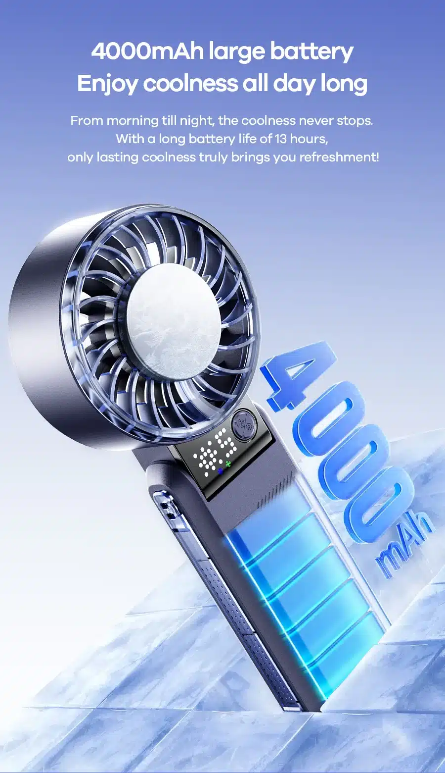 REMAX RS SF27 Foldable Handheld Fan 4