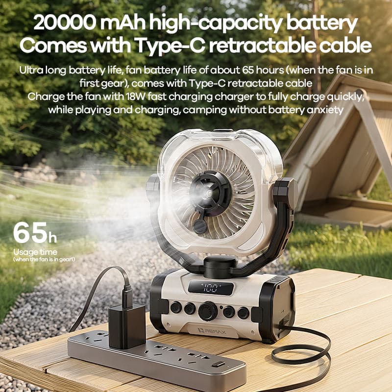 REMAX RS ZF20 Outdoor Misting Fan 4