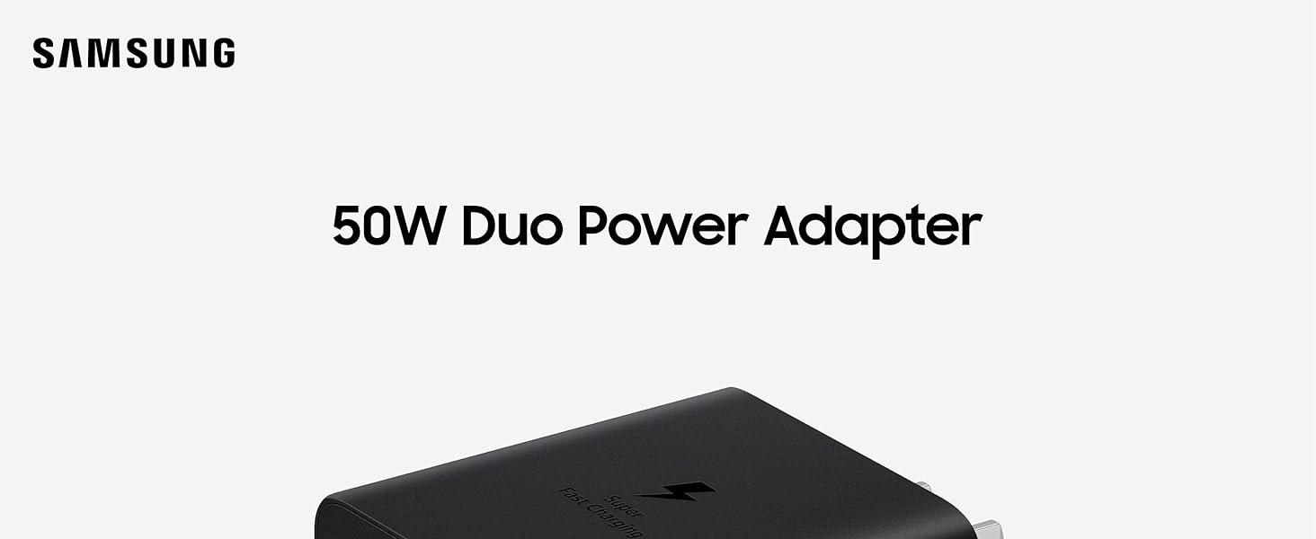 Samsung 50W Power Adapter Duo with USB C Cable 5
