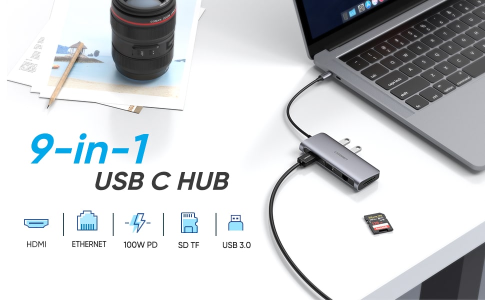 UGREEN CM179 40873 9 in 1 USB C Hub