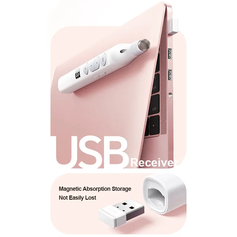 UGREEN LP834 45118 3 in 1 Telescopic Red Laser Flip Pen