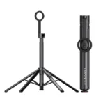 Ulanzi SK-21 Auto-Open Magnetic Selfie Stick Tripod Auto Open & Close, Effortlessly Smooth No buttons to press, tap the ground to deploy. No bending needed, lift to retract instantly. This auto-open tripod maximizes your efficiency. Secure Magnetic Grip, Stable Every Side Attach your phone instantly, switch between horizontal and vertical effortlessly. The magnetic back seamlessly holds accessories, unlocking endless creative options. - Magnetic Force: >14N - Includes Magnetic Adapter Ring, using the included magnetic adapter ring for non-magnetic phones. *Textured side grips phones; smooth back holds accessories only. Extends Up to 1.8m, Perfect Full-Length Shots Extend the 8-section pole to effortlessly frame everyone, from group shots to full-length portraits. - Extended Height (Selfie Stick Mode): 178cm/70.08in - Extended Height (Tripod Mode): 180cm/70.87in Four-Legged Stability Features an advanced four-leg base for superior stability that prevents falls, giving you peace of mind during any shoot. - Safe Load Capacity: 800g Wireless Remote, Shine Solo Featuring a detachable wireless remote with 10m range, take full command of your vlogs and selfies. Travel Light, Pack Easy A compact design confidently handles daily shooting and a magnetic base securely locks to prevent accidental opening. - Weight: Approx. 380g/13.4oz - Folded Length: Approx. 30cm/11.8in - Magnetic Base: Auto-locks to prevent accidental release Specifications Brand: Ulanzi Model: SK-21 Material: Aluminum Alloy + ABS Folded Size: 29.5*51*3.8cm (±0.5cm) / 11.61*20.08*1.5in (±0.2in) Extended Height (Tripod Mode): 180cm (±2cm) / 70.87in (±0.79in) Extended Height (Selfie Stick Mode): 178cm / 70.08in Weight: 380g (±20g) / 13.4oz (±0.71oz) Safe Load Capacity: 800g / 28.1oz Wireless Remote Range: 10m / 33ft