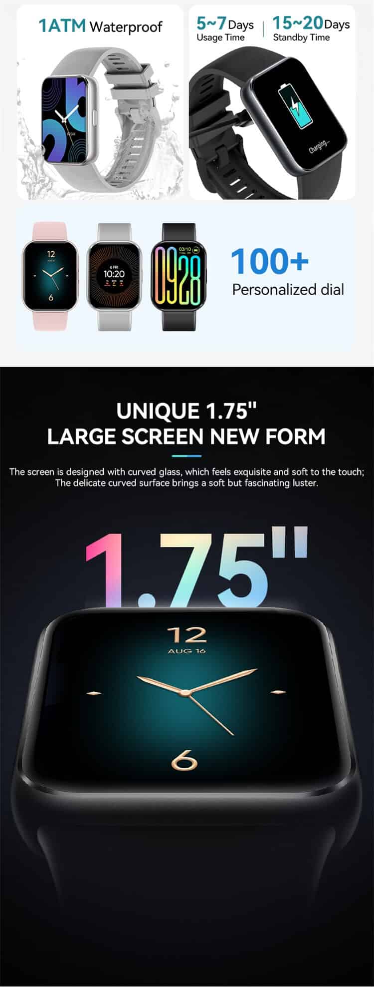 VALDUS VS13 Fitness Tracker Fashion Bracelet 4