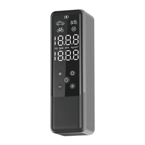 WiWU Wi-Ai001 Multi-Mode Car Inflator Pump 85W Connect the air nozzle to automatically detect the correct and error-free tire pressure, which will automatically stop when fully charged, so you don't need to keep an eye on the tire pressure gauge. Safe and visible charging, charge temperature control. Anti-leakage, not afraid of rain and dust. Material: ABS+Screen Car Charger D Port input: DC10.5V~16V-10A(MAX) Brand: WiWU Model: Wi-Ai001 Material: ABS+Screen Car Charger D Port input: DC10.5V~16V-10A(MAX) Power wire: 3M Noise: