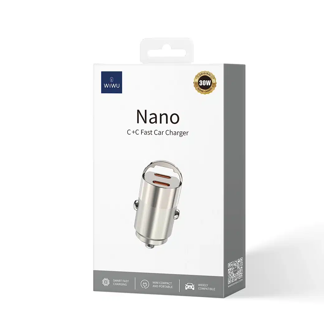 WiWU Wi QC029 Nano 30W Car Charger 2