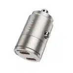 WiWU Wi-QC029 Nano 30W Car Charger Revolutionize your on-the-go charging with the 30W Car Charger, the ultimate solution for fast and efficient power delivery. This USB Type C Fast Car Charger is designed to provide lightning-fast charging speeds, ensuring your devices stay powered up during your commute or road trips. Equipped with advanced USB C Fast Charge Car Charger technology, this charger delivers a powerful 30W output, making it compatible with a wide range of USB-C devices, including smartphones, tablets, and more. The 30W Car Charger is compact, durable, and built to withstand daily use. Its USB Type C Fast Car Charger port ensures optimal charging efficiency, while the USB C Fast Charge Car Charger feature guarantees your devices are charged quickly and safely. Whether you're traveling for work or leisure, this charger is your go-to solution for staying connected. Say goodbye to slow charging and hello to the 30W Car Charger, the ultimate USB Type C Fast Car Charger for all your USB C Fast Charge Car Charger needs. With its sleek design and high-performance capabilities, this charger is a must-have for every driver. Don't let low battery levels slow you down—experience the convenience and speed of the 30W Car Charger today! Key Features: 30W Car Charger: High-power output for rapid charging. USB Type C Fast Car Charger: Optimized for USB-C devices. USB C Fast Charge Car Charger: Efficient and reliable charging on the go. Upgrade your charging experience with the 30W Car Charger, the ultimate USB Type C Fast Car Charger solution for USB C Fast Charge Car Charger needs. Stay powered up wherever you are with this reliable and high-performance car charger! Why Choose Our 30W Car Charger? 30W Car Charger: Delivers fast and efficient charging. USB Type C Fast Car Charger: Ensures compatibility with USB-C devices. USB C Fast Charge Car Charger: Provides quick and safe charging. Experience the future of car charging with the 30W Car Charger, the ultimate USB Type C Fast Car Charger for all your USB C Fast Charge Car Charger needs. Stay connected and powered up with this high-performance charger! Wi-QC029 Input: 12-24V/12V full load input current 1.6A (Max)/24V full load input current 800mA (Max) Outpu: USB-A1 Supported protocols (18W): QC3.0/QC2.0/AFC/FCP/APPLE/SAMSUNG/BC1.2 Rated output current: 5V3A/9V2A/12V1.5A Type-C Supported protocols (36W): PPS/PD3.0/PD2.0/QC4+/QC3.0/QC2.0/AFC/FCP/APPLE/SAMSUNG/SCP/AFC/bc1.2 Rated output current: 5V3A/9V3A/12V3A Product size: 41*24mm Net weight: 17.5g Packaging size: 90*153*26 (mm) Packaging weight: 50g Certification: CE, FCC, UKCA