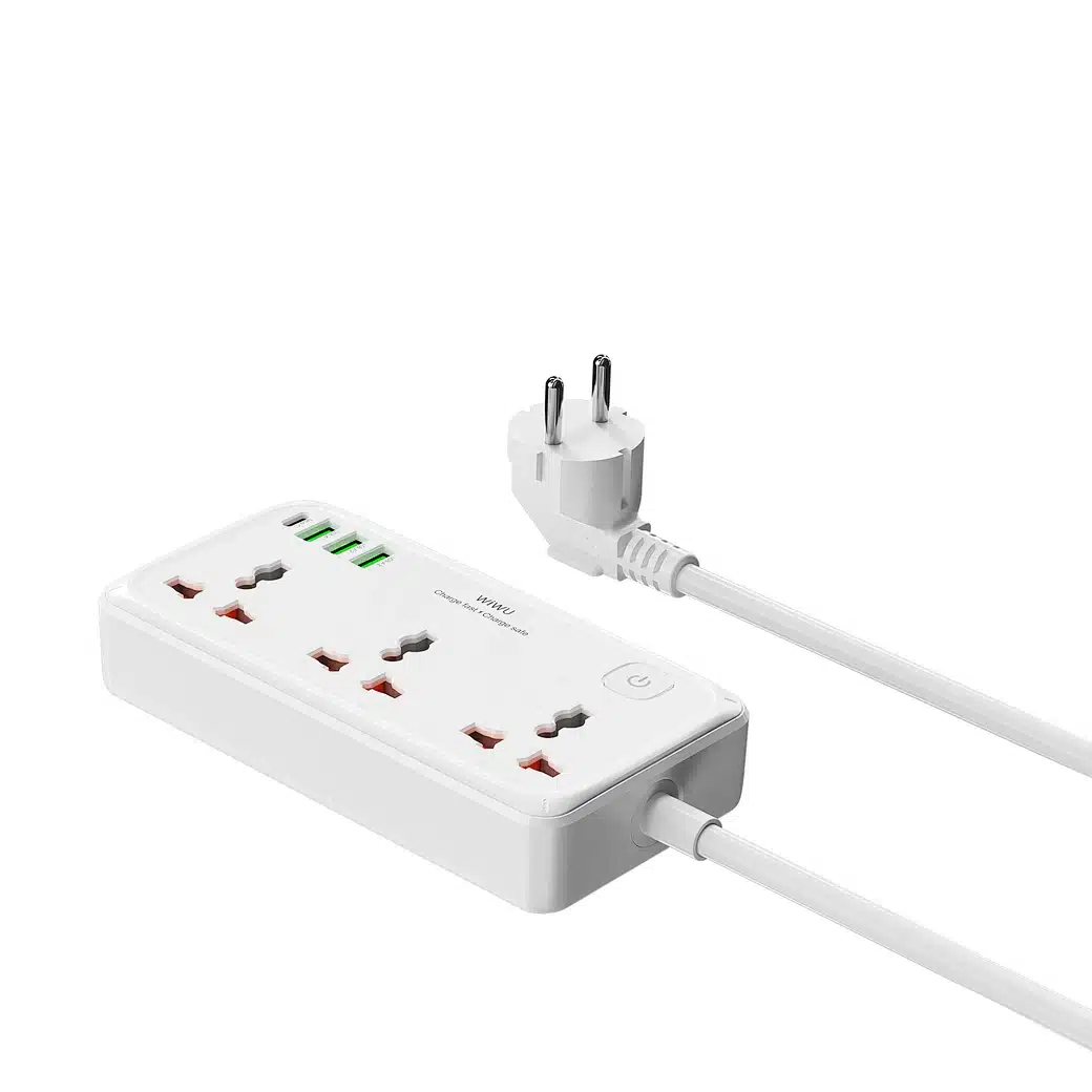 WiWU Wi S005 30W Cube Multiple Function GaN Power Strip 3