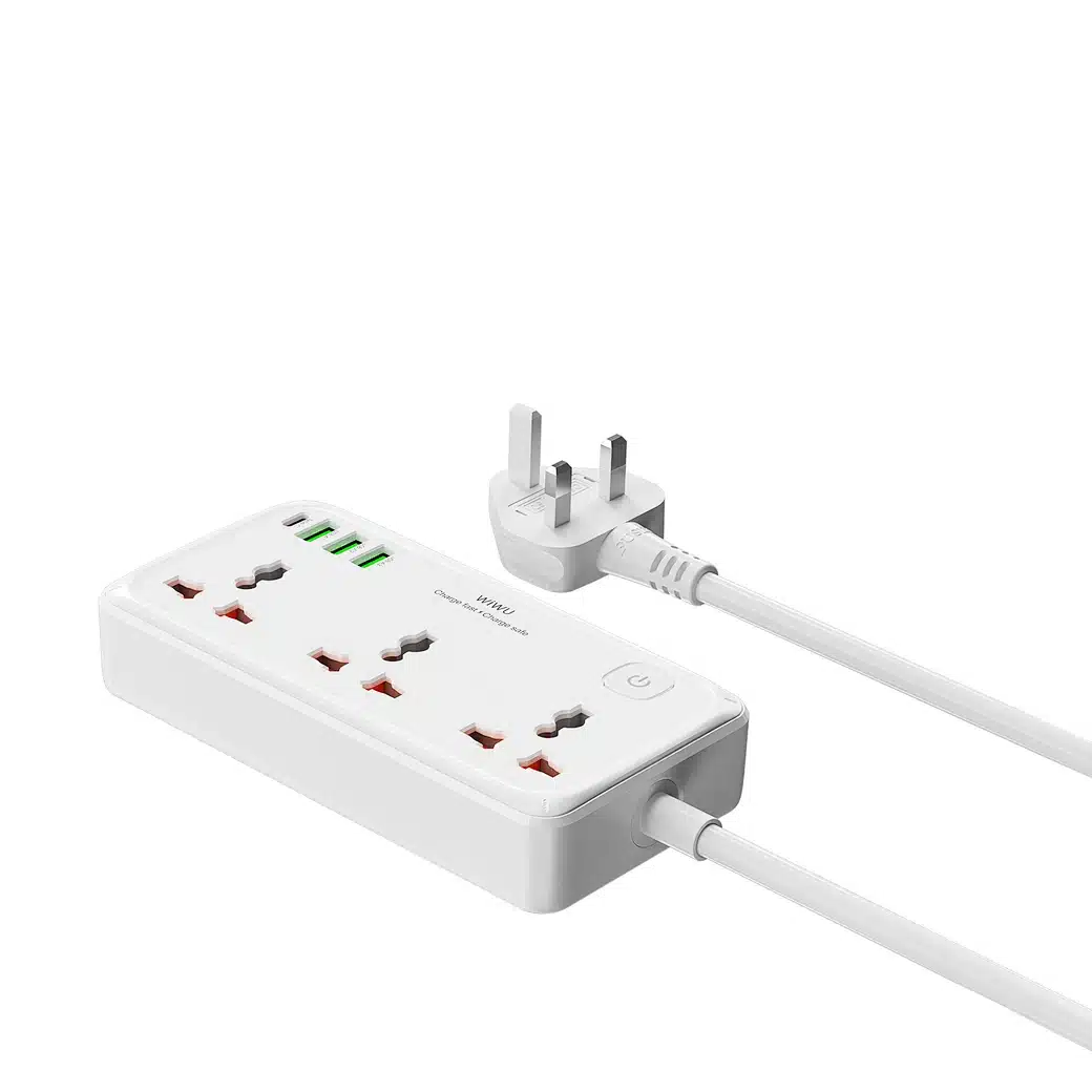 WiWU Wi S005 30W Cube Multiple Function GaN Power Strip 4