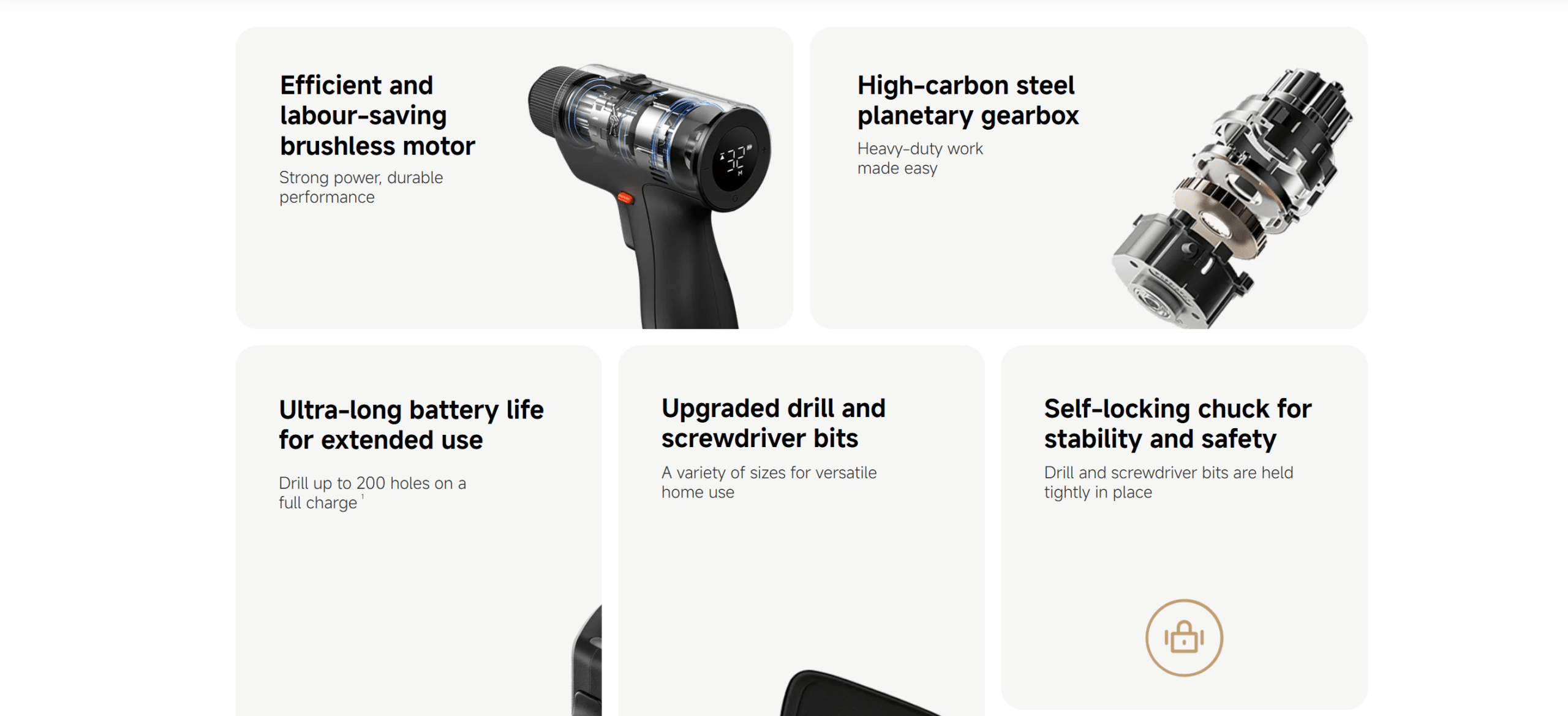 Xiaomi Mijia Brushless Cordless Drill 2 MJWSDZ002QW 4 scaled