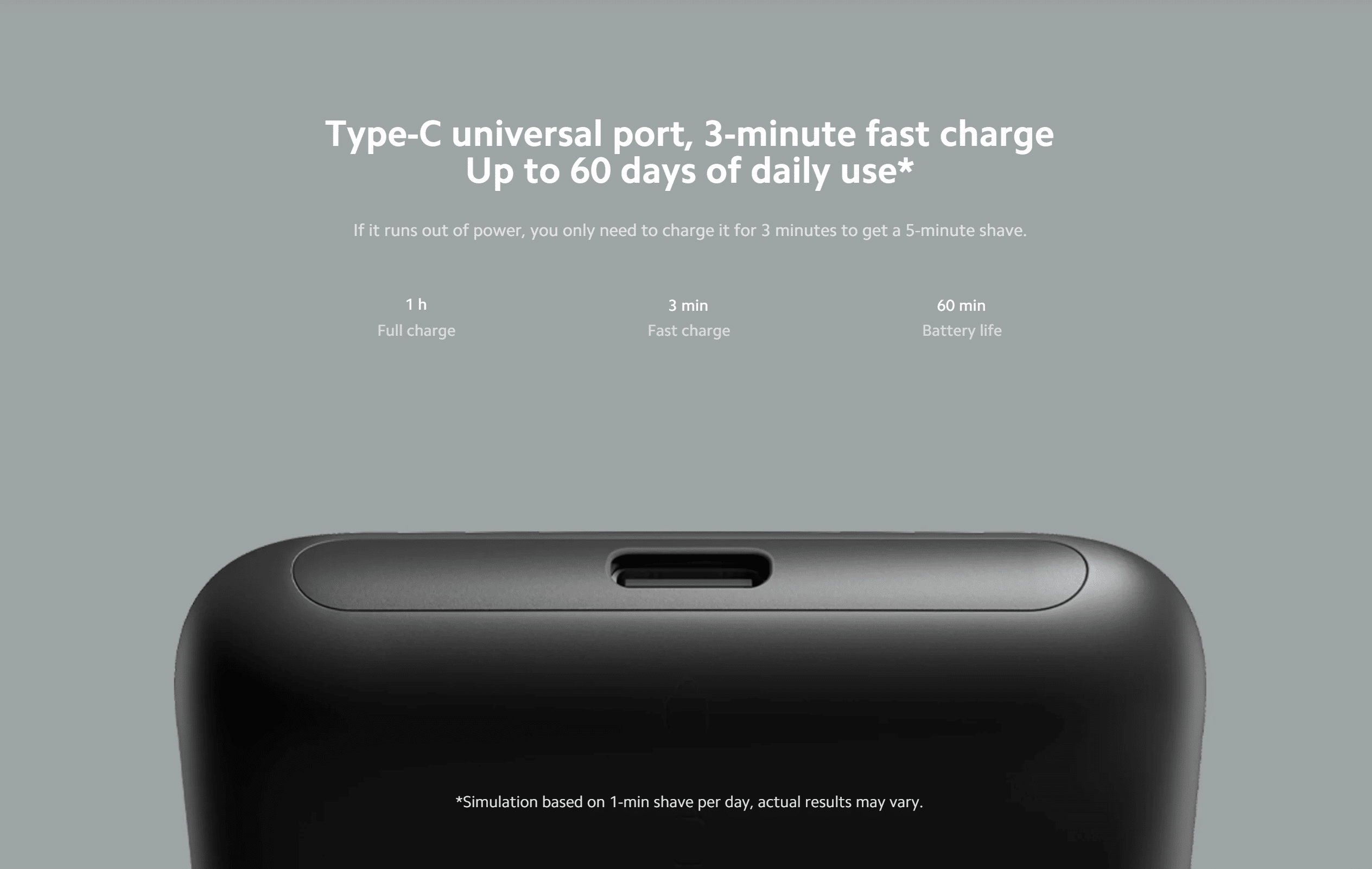 Xiaomi Portable Dual Blade Electric Shaver 1