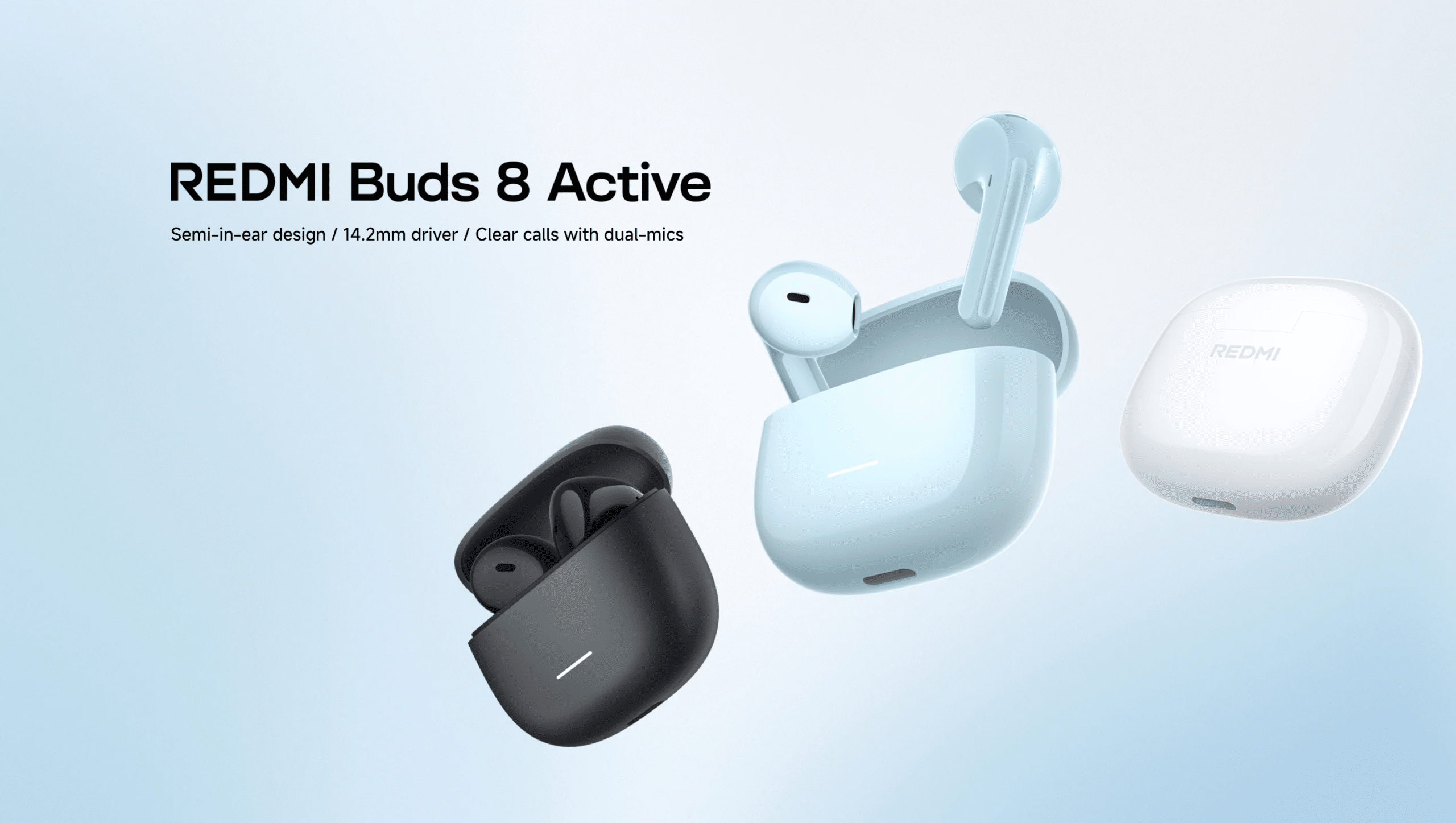 Xiaomi REDMI Buds 8 Active Semi in ear design Earbuds 5 scaled