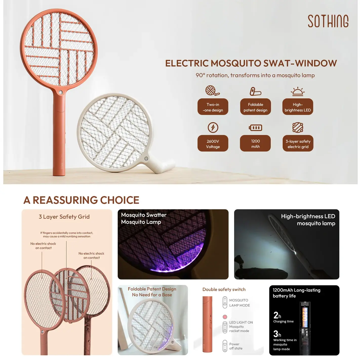 Xiaomi Sothing Electric Mosquito Swat WINDOW DSHJ S 1906 1