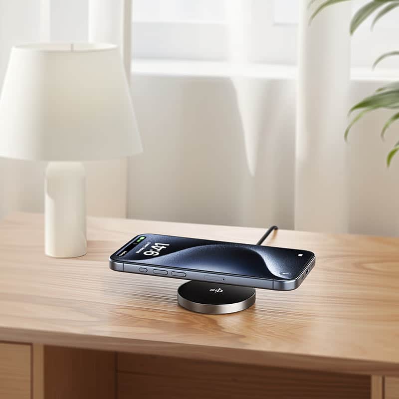 ACEFAST E24 Qi2 Desktop Magnetic Wireless Charger with Cable
