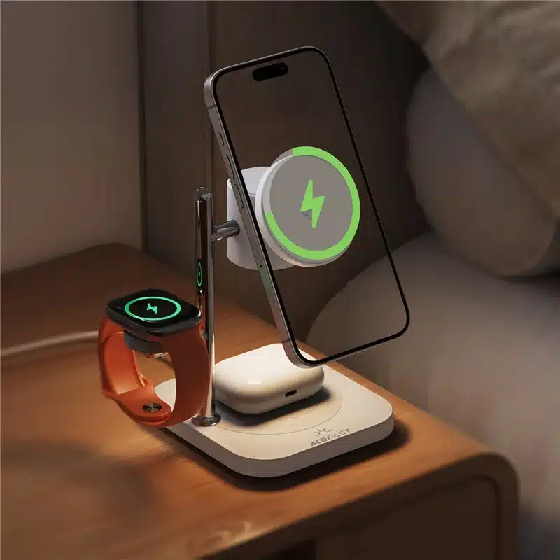 ACEFAST E39 4 in 1 Desktop Wireless Charger with Night Light 4