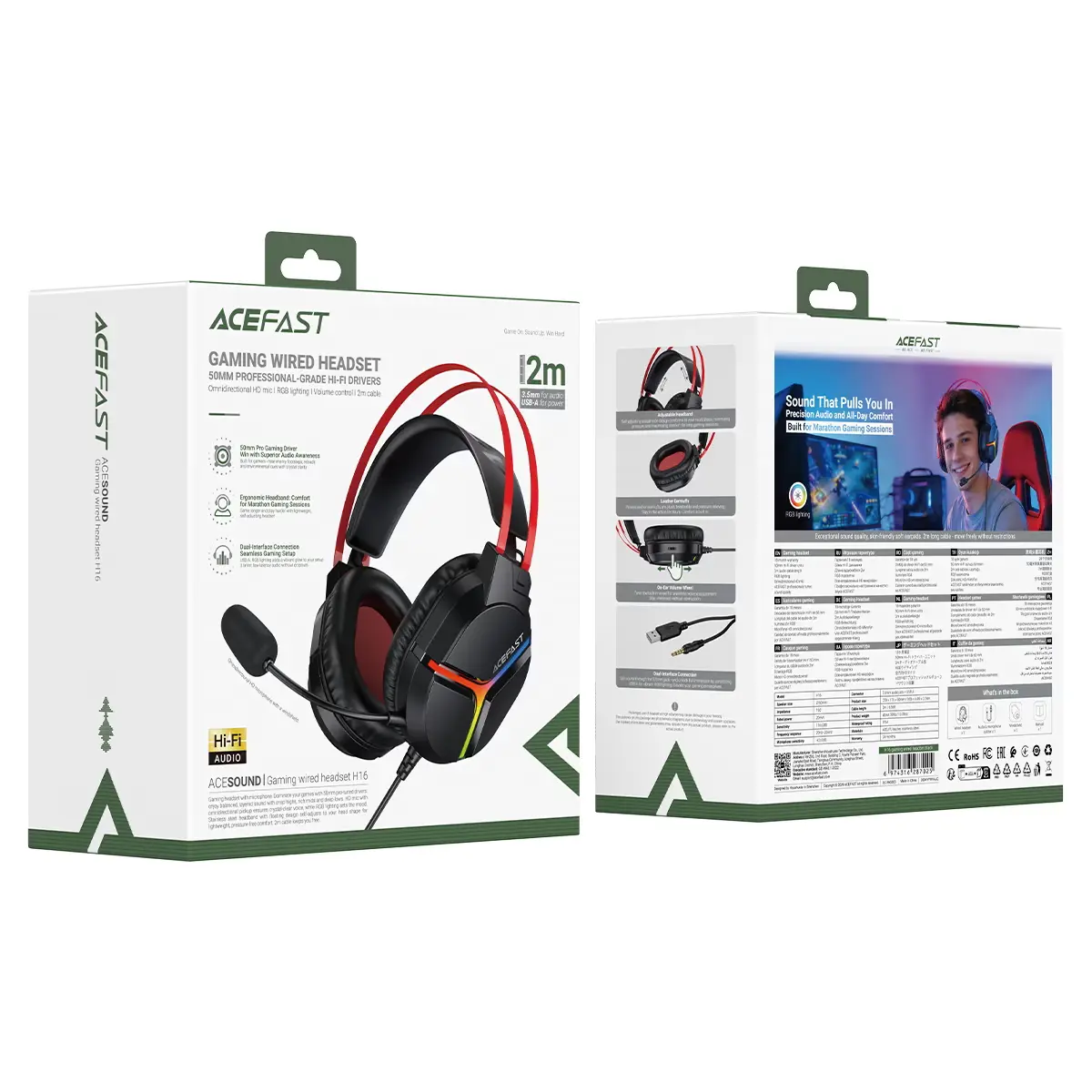 ACEFAST H16 Wired Gaming Headset