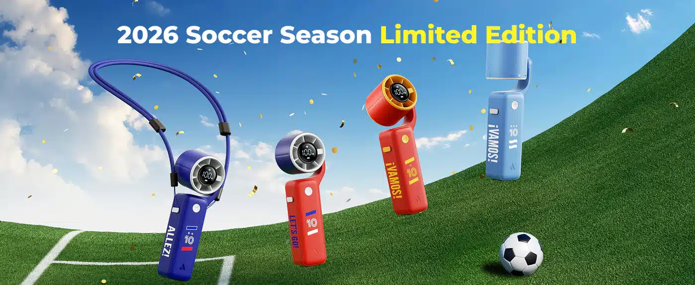 Aecooly Air Gimbal World Cup Edition Portable Handheld Fan 9