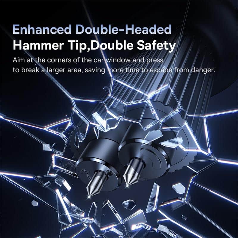 Baseus GoTrip DT1 Double Headed Car Safety Hammer 3
