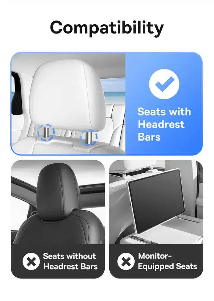 Baseus MagPro II Versatile Car Mount for Backseat 3
