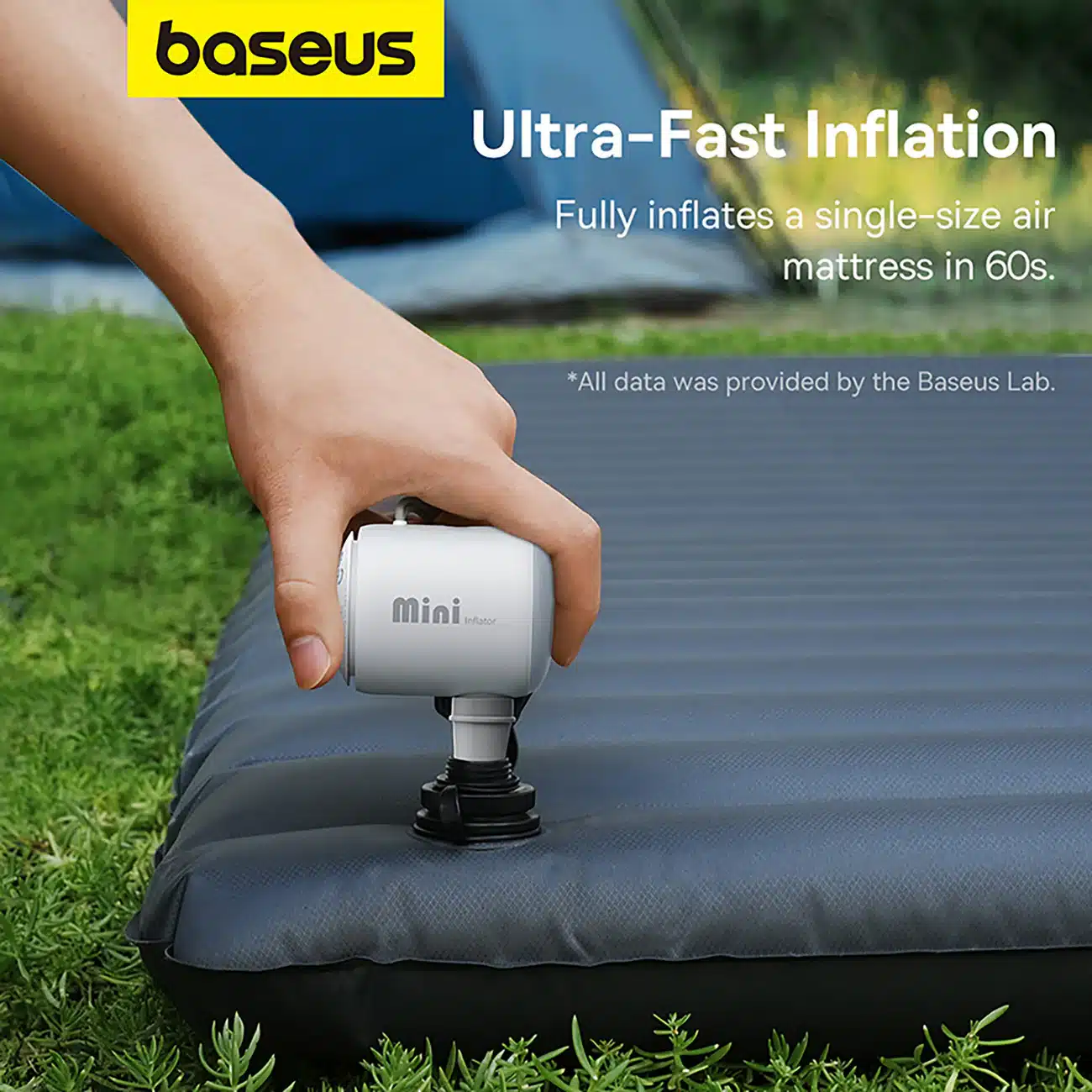 Baseus PocketGo Portable Air Pump 9