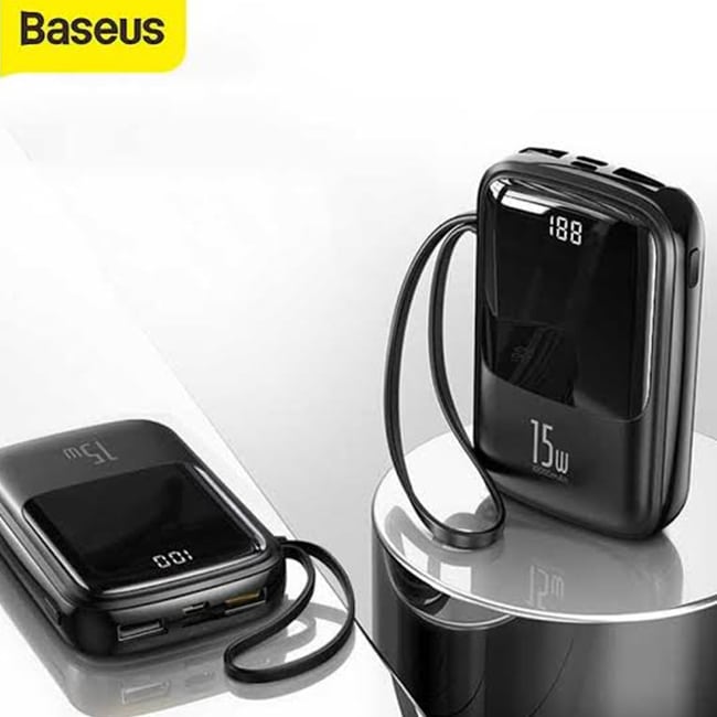 Baseus Qpow Digital Display 15W 10000mAh Power Bank Type C Edition 2
