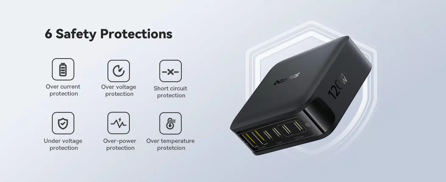 Baseus EnerFill FH21 Desktop Charging Station 4C 2U 120W A 3 3