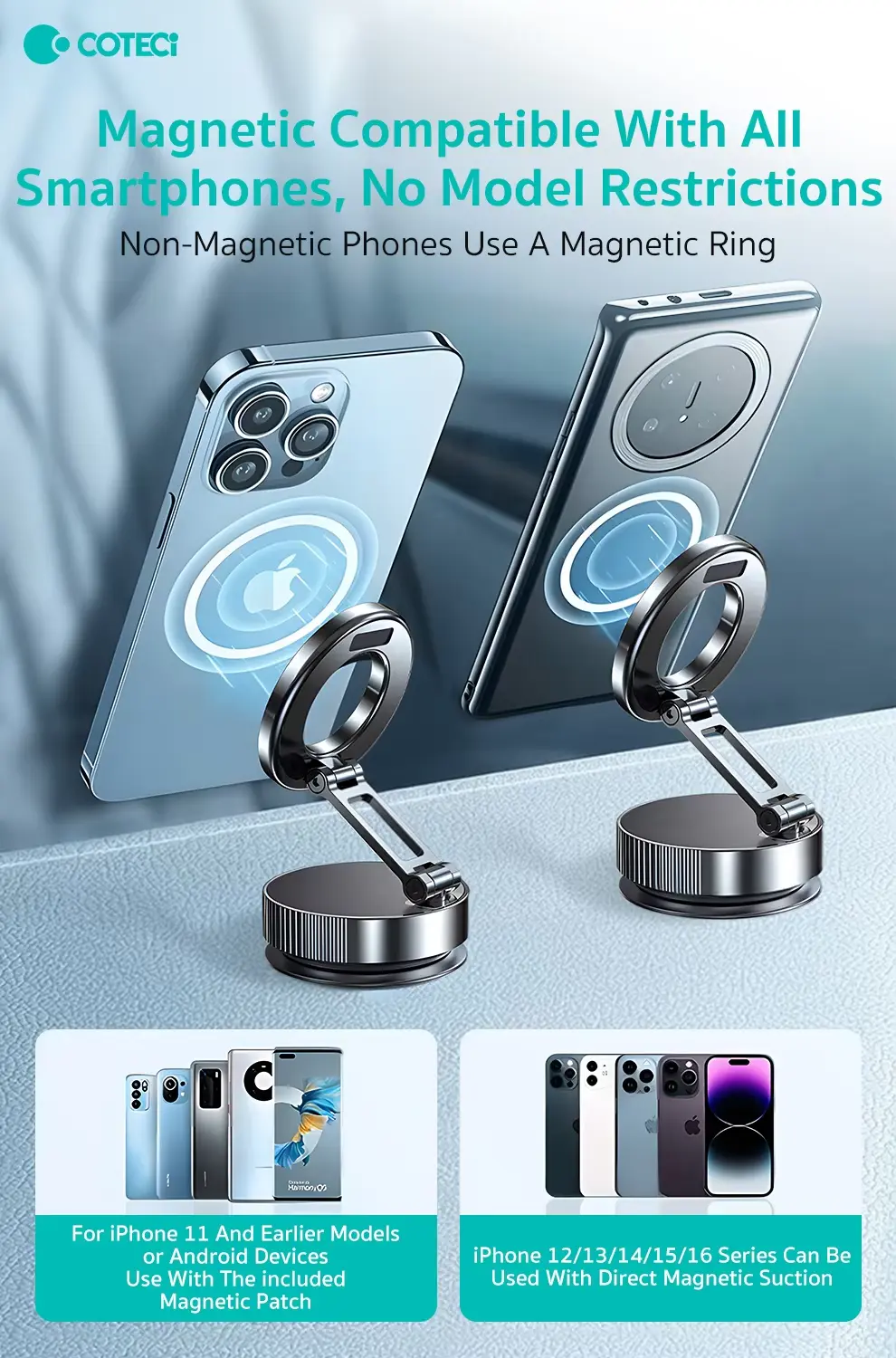 COTECi BS 014 Magnetic Vacuum Suction Bracket 1