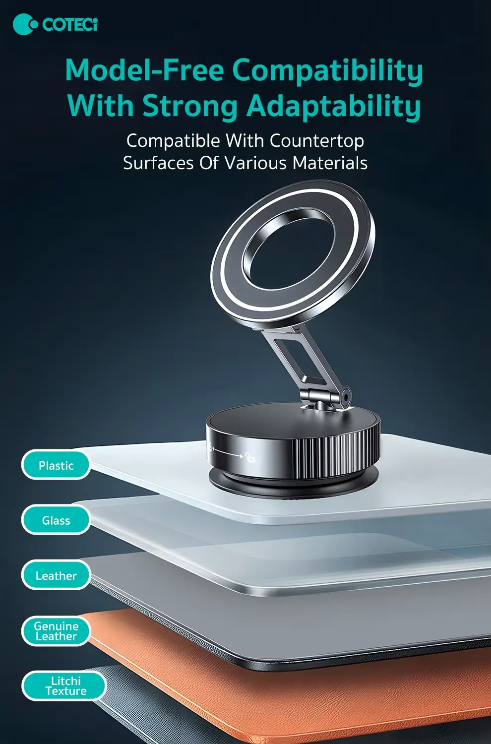COTECi BS 014 Magnetic Vacuum Suction Bracket 3