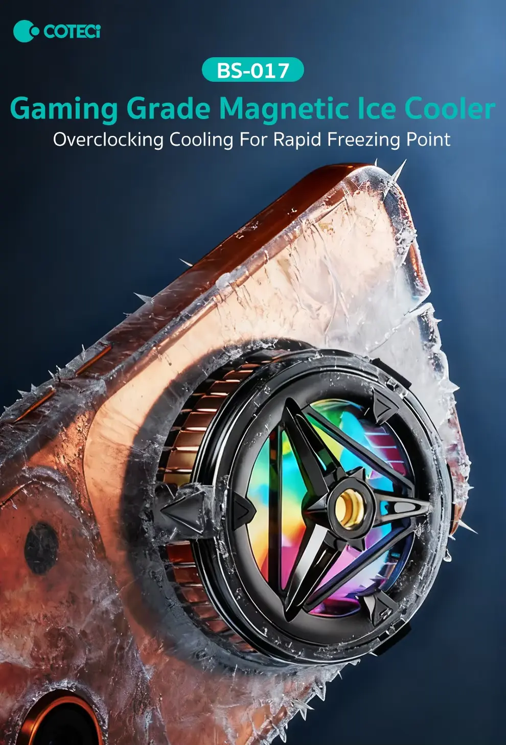 COTECi BS 017 Gaming Grade Magnetic Ice Cooler 2