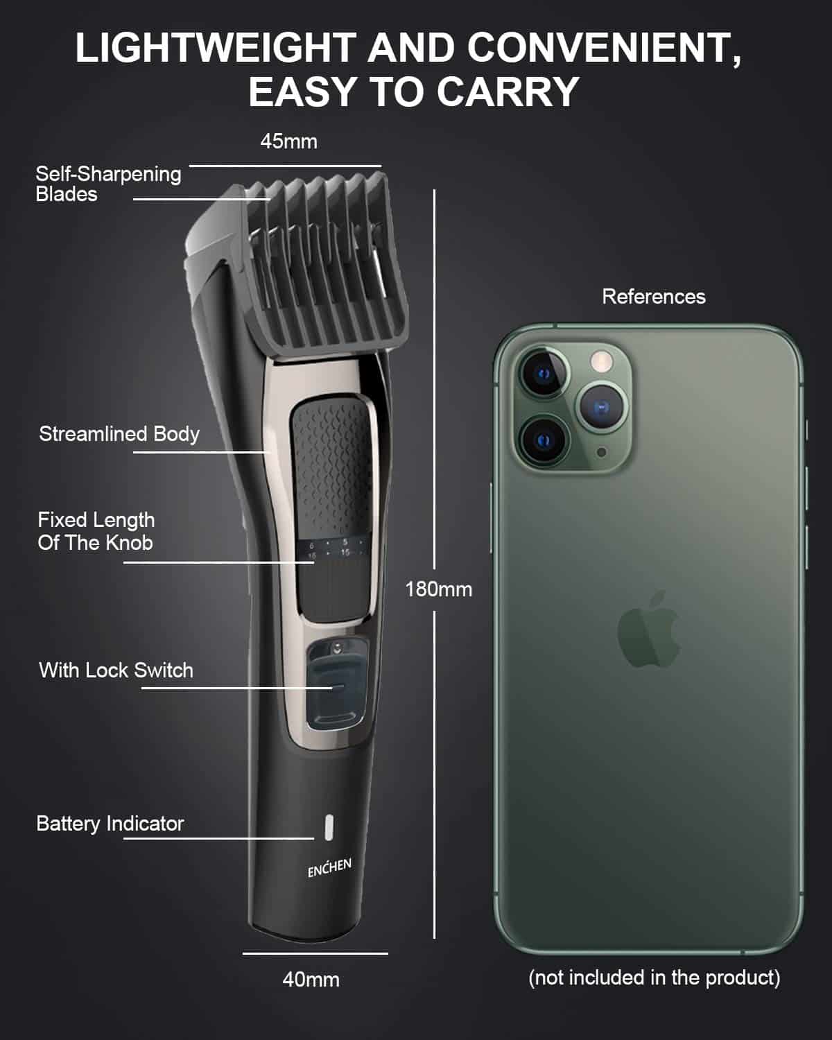 ENCHEN SHARP 3S HAIR CLIPPER 5