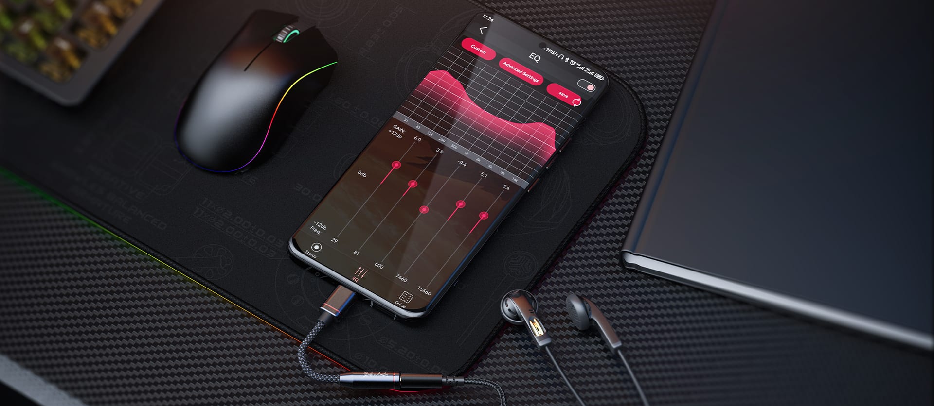 FiiO JA11 USB Type C to 3.5mm IEM Portable DAC and Headphone Amplifier 5