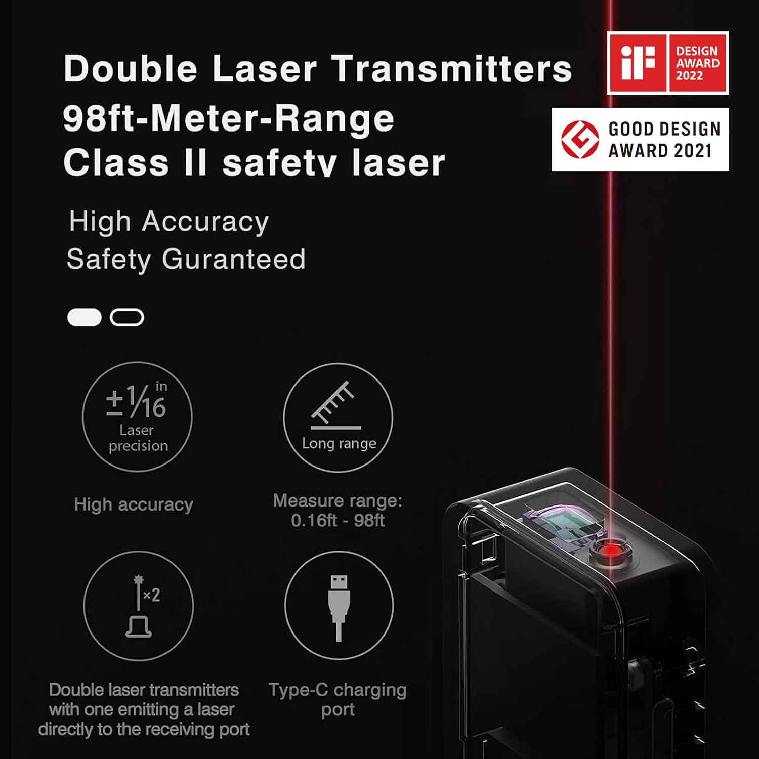 HOTO SW HT30 Laser Measure 6