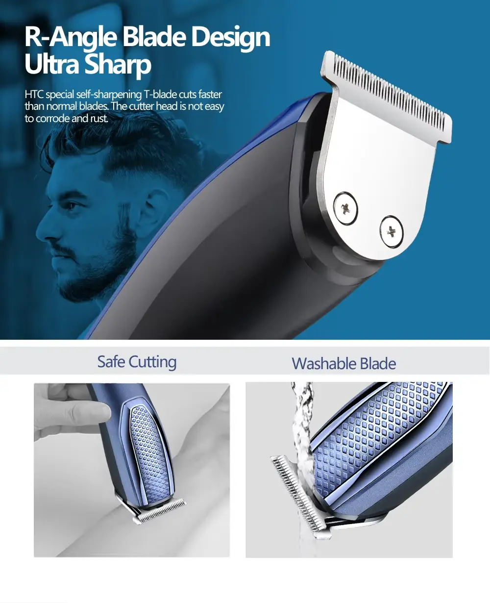 HTC AT 1210 Rechargeable Hair Trimmer 2