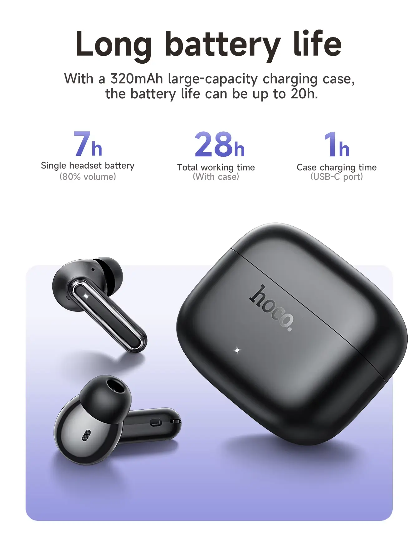 Hoco EQ32 Astute 2 in 1 TWS Wireless Earbuds 7