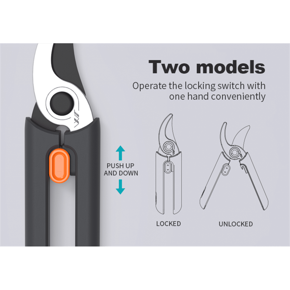 JIMIHOME JM W201 Gardening Pruner 1