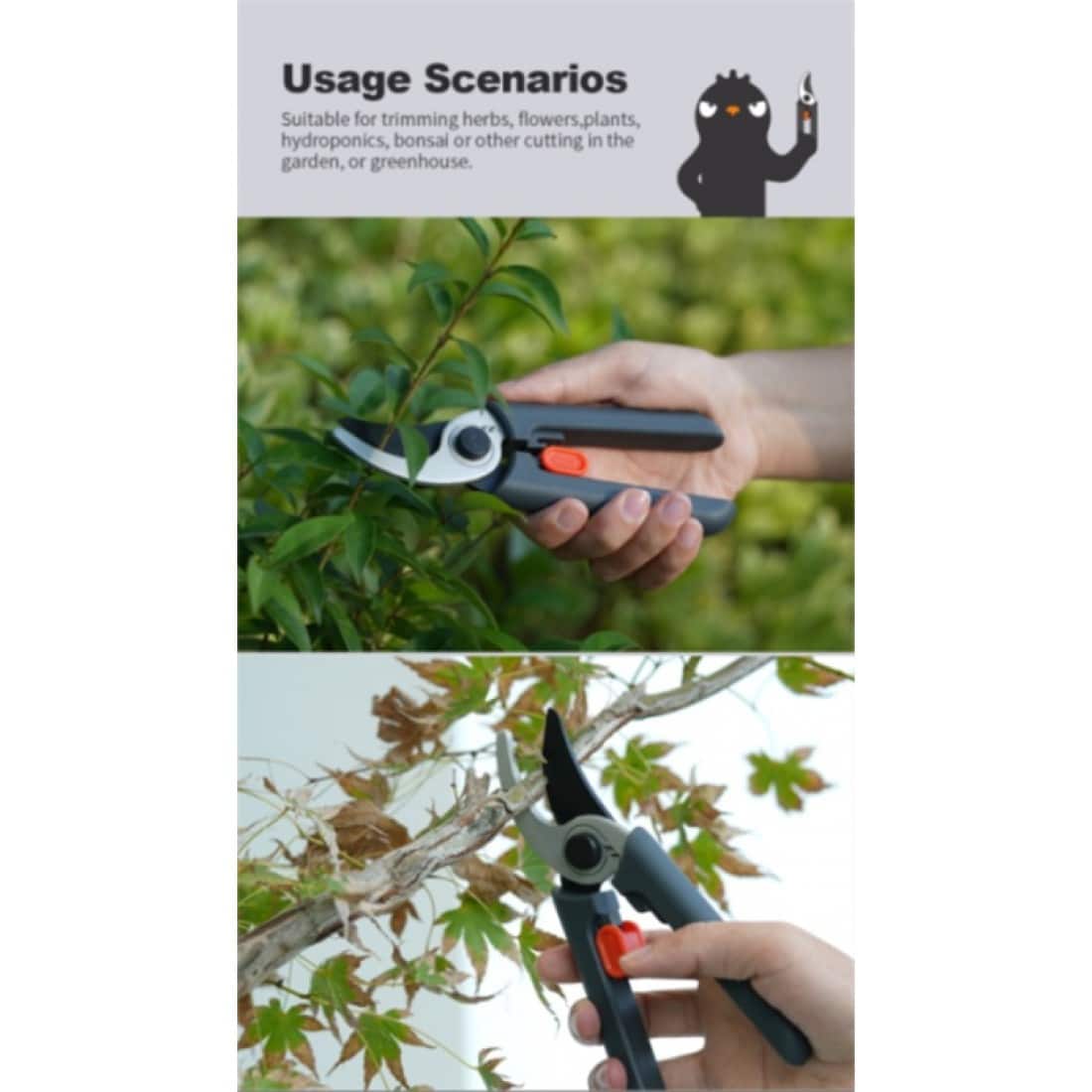 JIMIHOME JM W201 Gardening Pruner 3