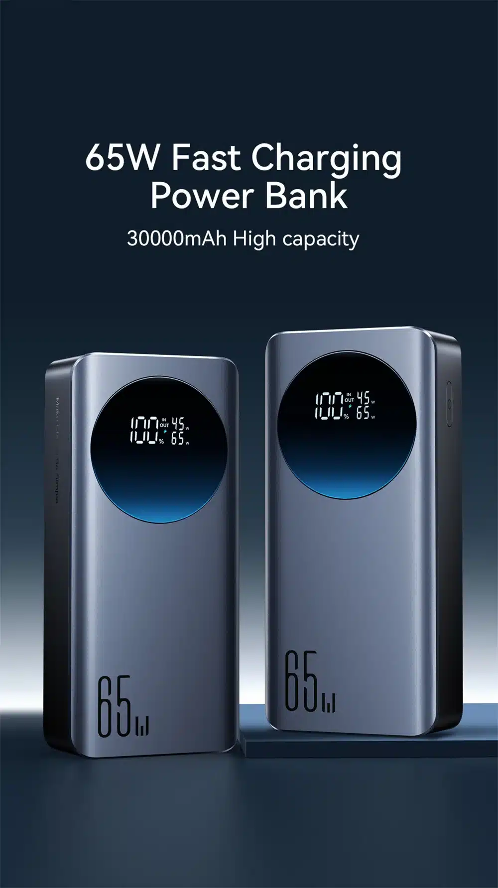 JOYROOM JR PBF05 Pro 65W Power Bank 30000mAh 5