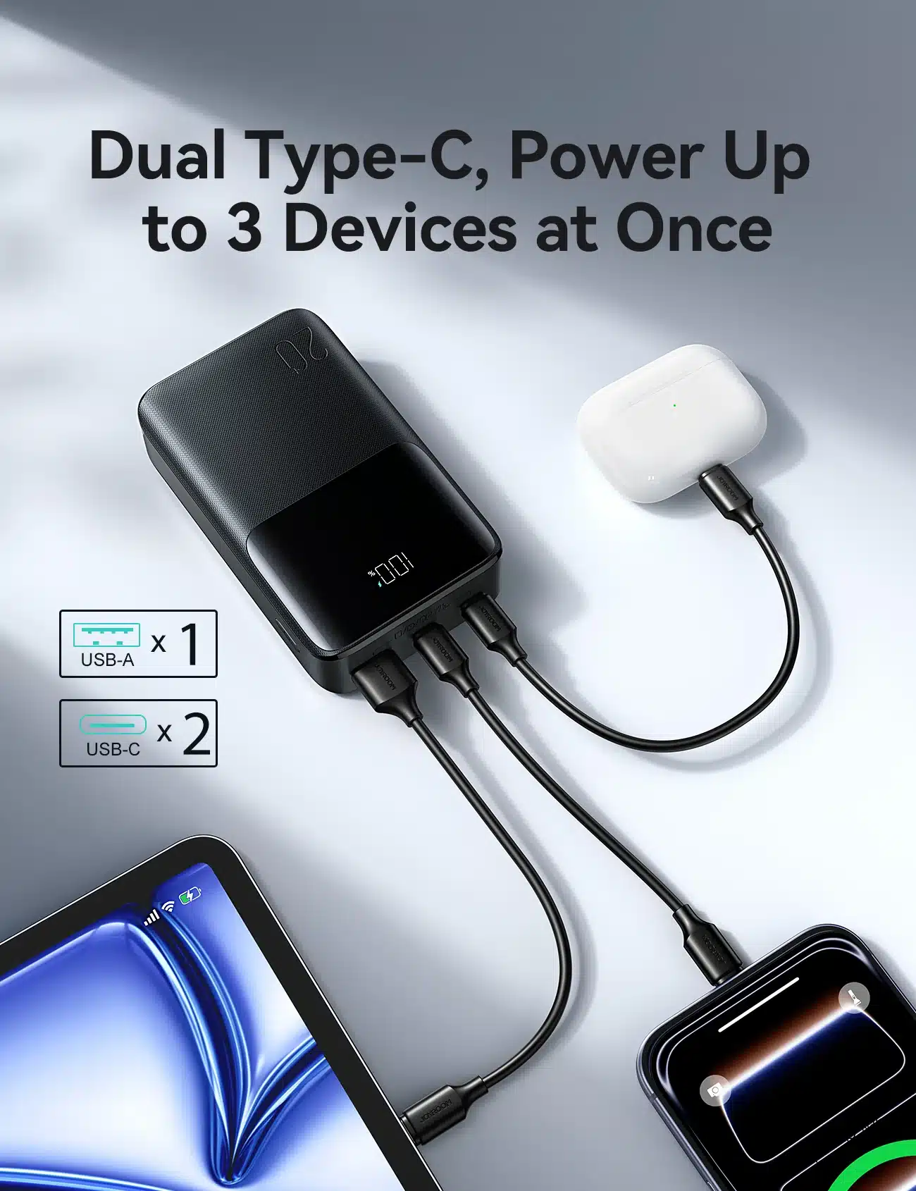 JOYROOM JR QP192 Mini 22.5W Power Bank 20000mAh 4