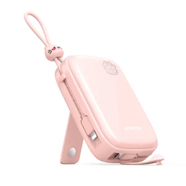 Joyroom JR-L008 Plus Cutie Series 22.5W 20000mAh Power Bank Kickstand + 2 Built-in cable