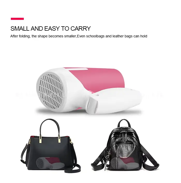 KEMEY KM 6830 Mini Folding Hair Dryer by Kemei 5