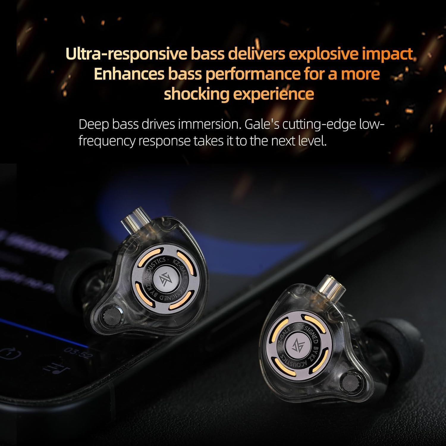 KZ Gale In Ear Super Linear Driver Hifi IEM Earphone 2