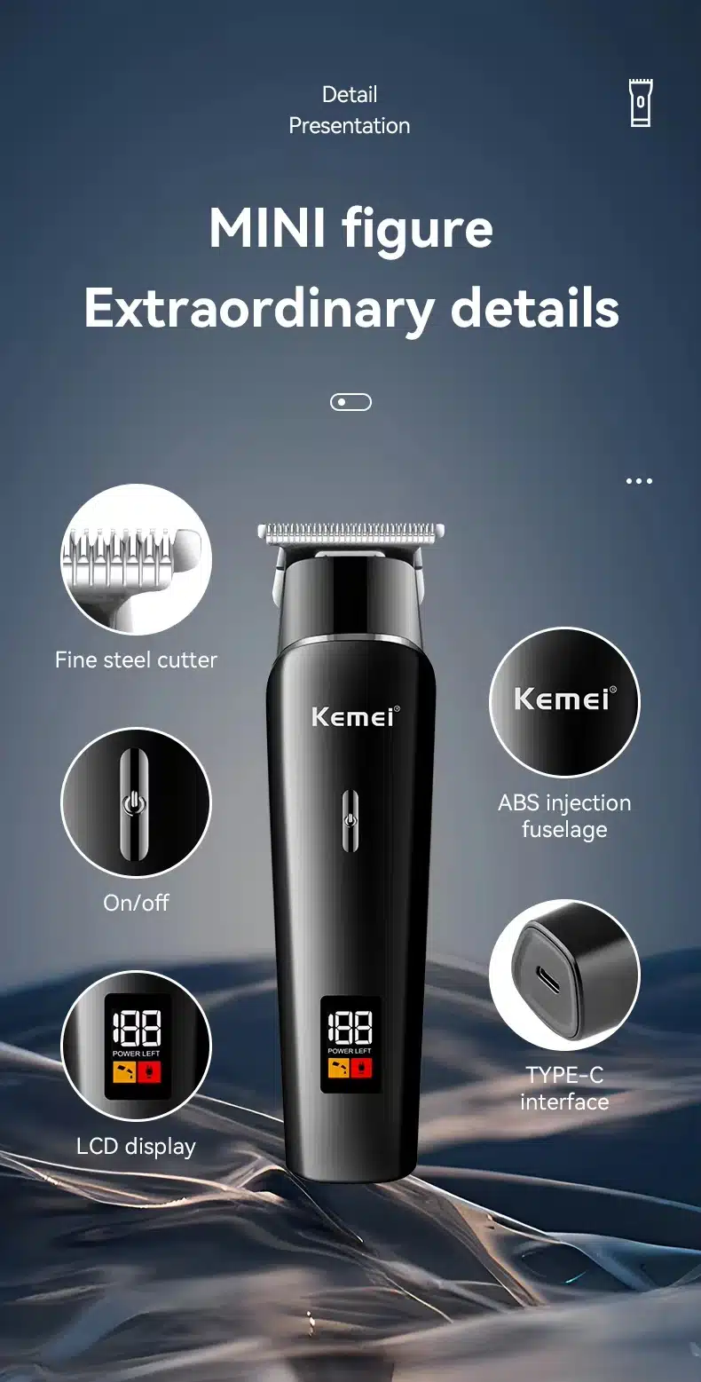 Kemei KM 1113 Professional Hair Clipper 2