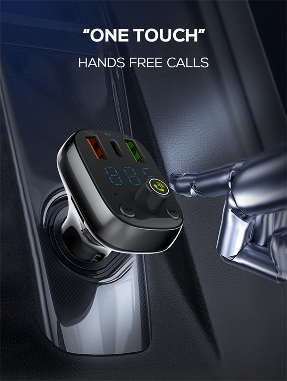 LDNIO C704Q FM Transmitter Car Charger 3