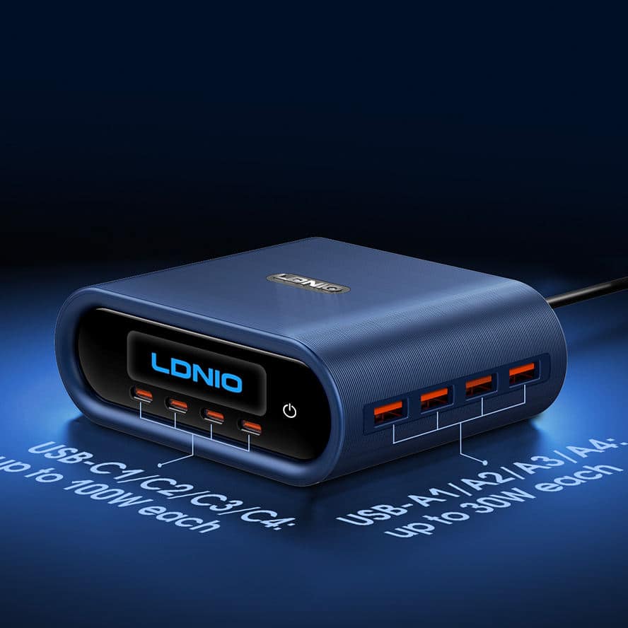 LDNIO Q17 100W GaN Super Fast Charger 4