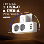 LDNIO SE2337 LED Night Lamp With Power Socket