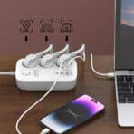 LDNIO SE3436 3 AC Outlets 4 USB Power Strip
