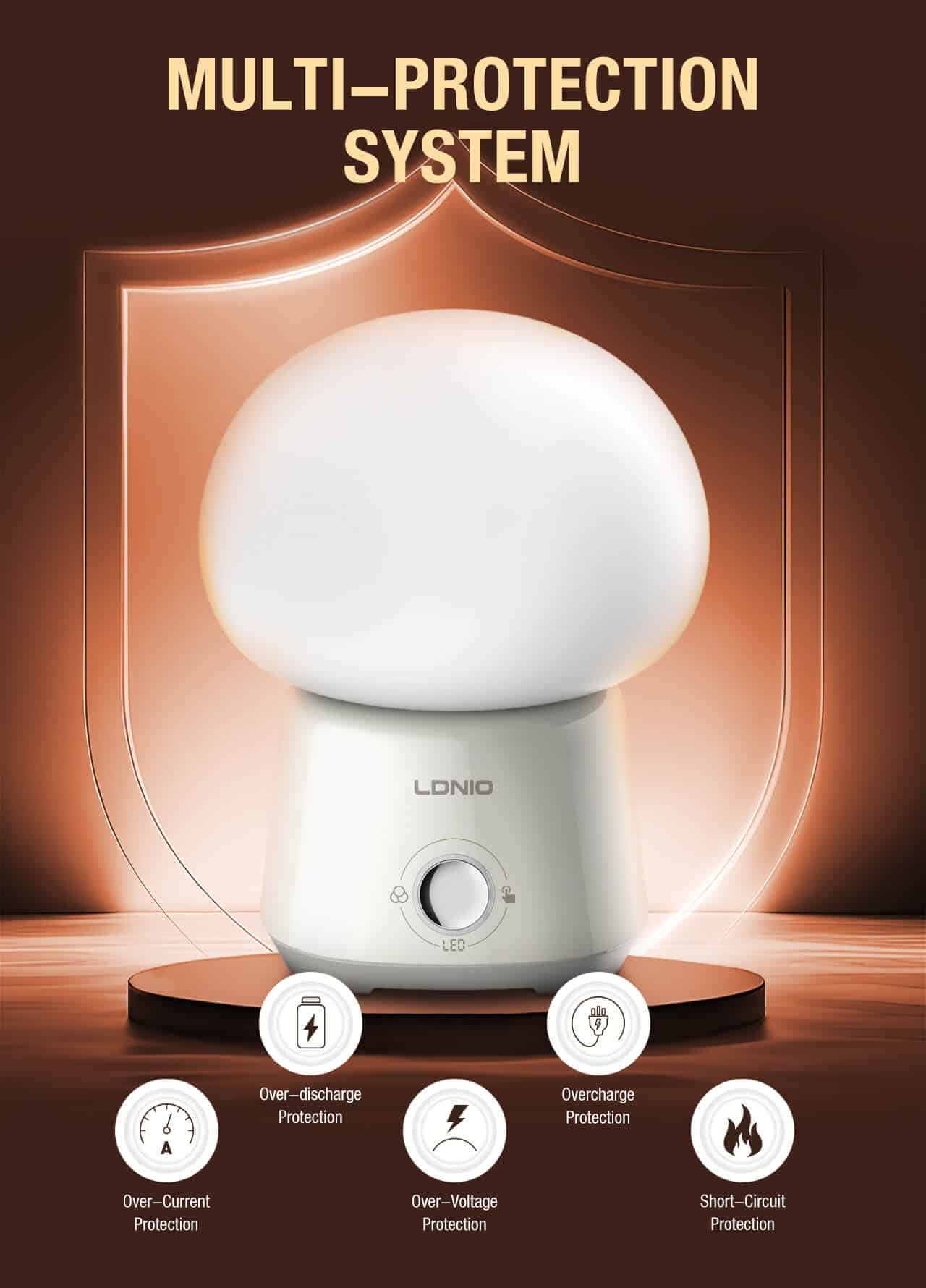 LDNIO Y4 Smart Desktop Night Light 1