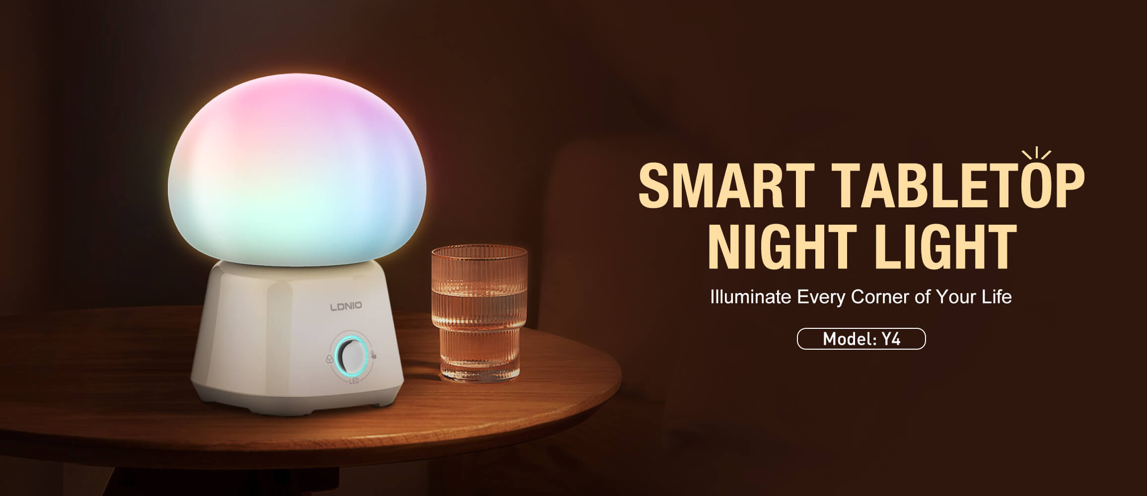 LDNIO Y4 Smart Desktop Night Light 4
